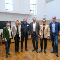 Hélène Rainelli-Weiss, Annaïk Celton, Christophe Herriau, Laurent Le Hen, Kristell Dicharry et Lionel Touchais