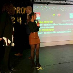 Alice Cubaud, remise des diplômes DCG Aliénor d’Aquitaine