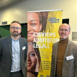 Vincent Pierre , Secrétaire de la CRCC Ouest-Atlantique, Samuel Le Quéré et Benoît d'Argentré - Portes ouvertes de l'IAE Nantes